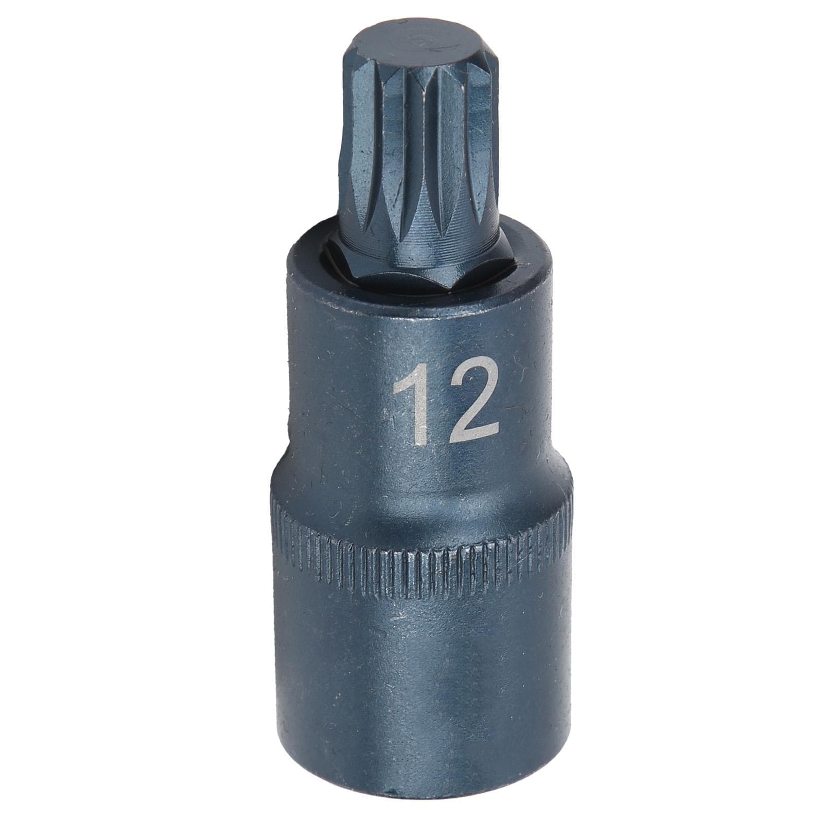 Screw Driver Socket Alloy Steel Blueing Quick Wrench 12?Point 12 Drive Port Bit AdapterM12