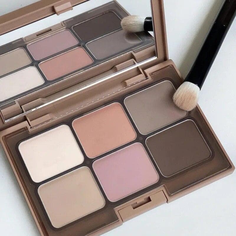 6 Colors EyeshadowEyeshadow Contouring Powder Grey Pink Eyeshadow Eye Makeup Cosmetic