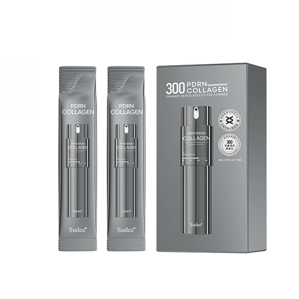 Sudee PDRN Renewing Serum 100/COLLAGEN 300 30ml ( Smooth Fine Lines and Wrinkles Take Care of The Skin Barrier Maintain Skin Hydration ) COLLAGEN 300 2ml*10ea