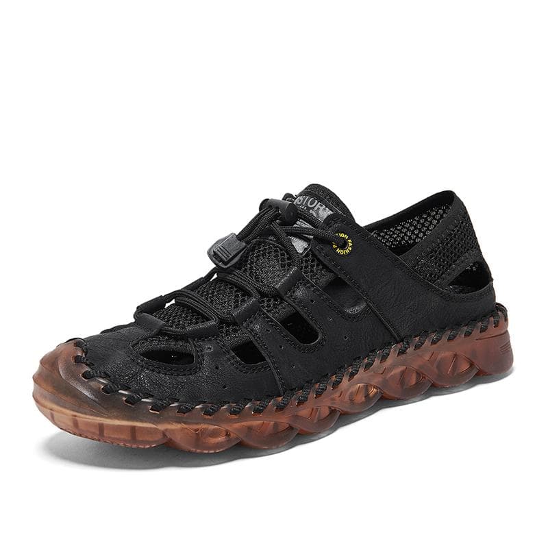 Summer New Outdoor Sports Sandals Breathable Anti-collision Men's Hiking Shoes Large Size Lightweight Casual Mesh Shoes 46