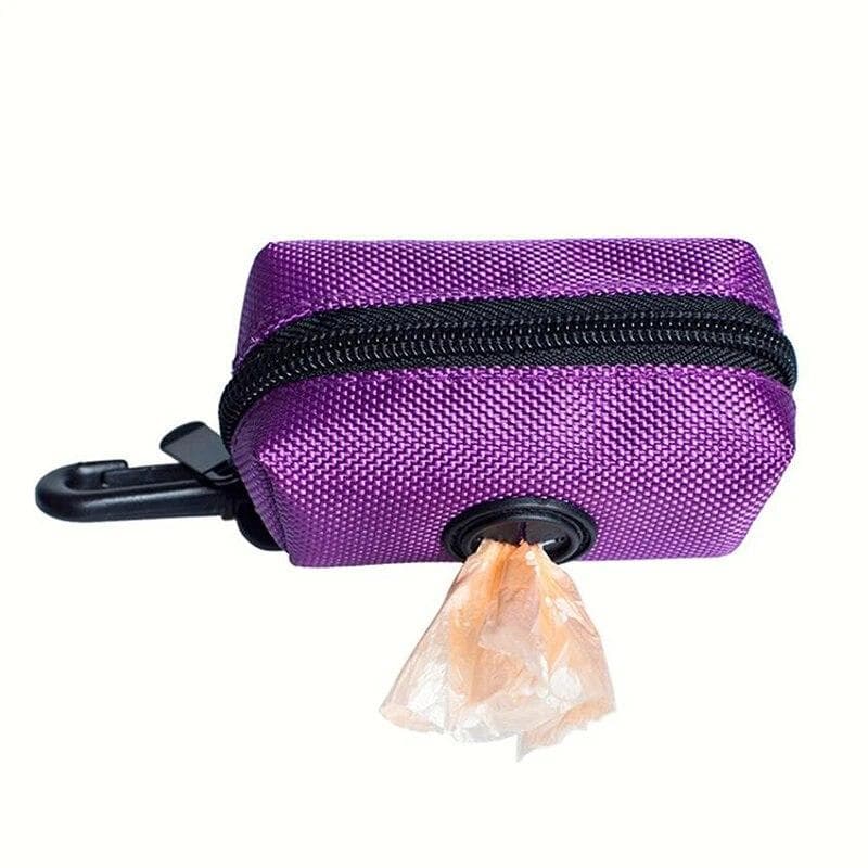 Dog Poop Bags Pet Waste Garbage Bags Outdoor Carrier Holder Dispenser Clean Pick Up Tools Pet Accessories purple