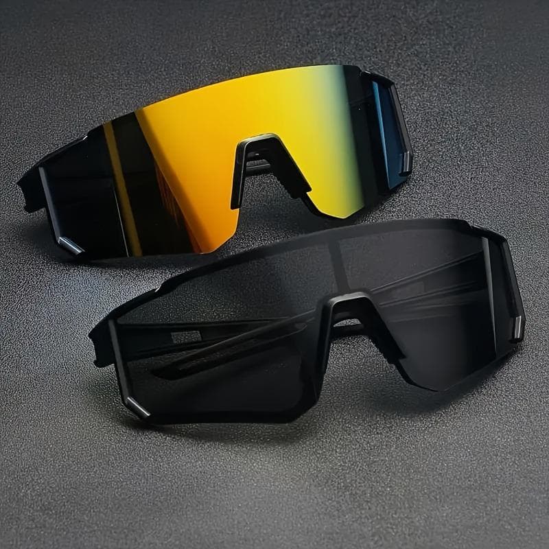 1/2 Pairs Men's Large Frame Fashion Glasses Lightweight Durable for Daily Life Activities Casual Style Eyewear