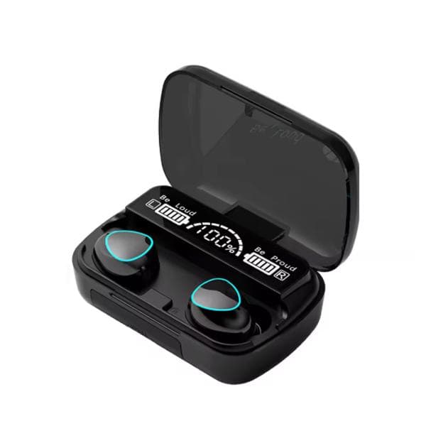 Wireless Bluetooth 5.1 Headphones HiFi Stereo Earphones Waterproof Noise Reduction Earbud LED Display Headsets Charge Your Phone