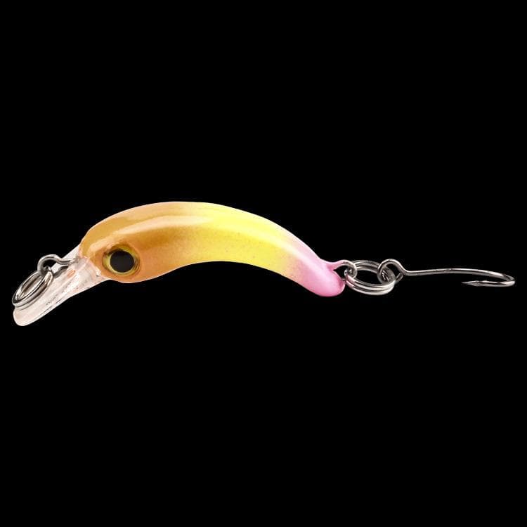Mini Minnow Wobblers Triangle Hooks Fish Popper Bass Tackle 3.7cm/1.5g Fishing Lures Crankbait Hard Plastic Bait
