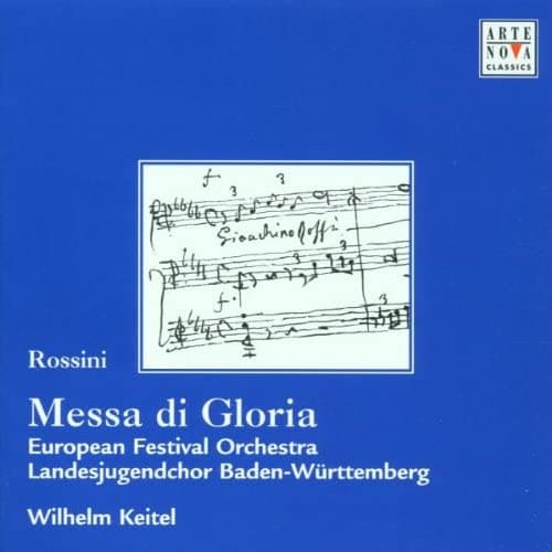 CD ROSSINI, KEITEL; EUROPEAN FESTIVAL - Messa Di Gloria EU Music Others Used
