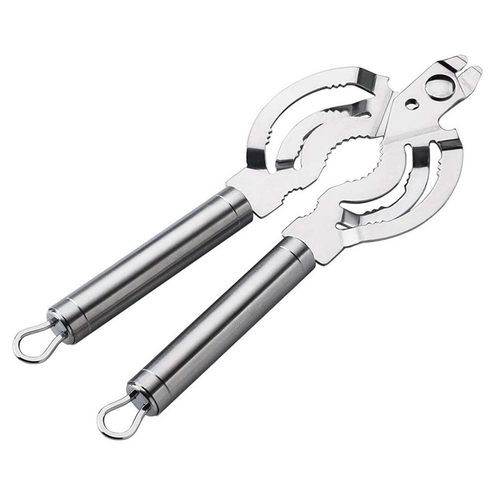 Multifunctional Stainless Steel Tin Can Opener Jar Lid Bottle Cap Hand Opening Tool