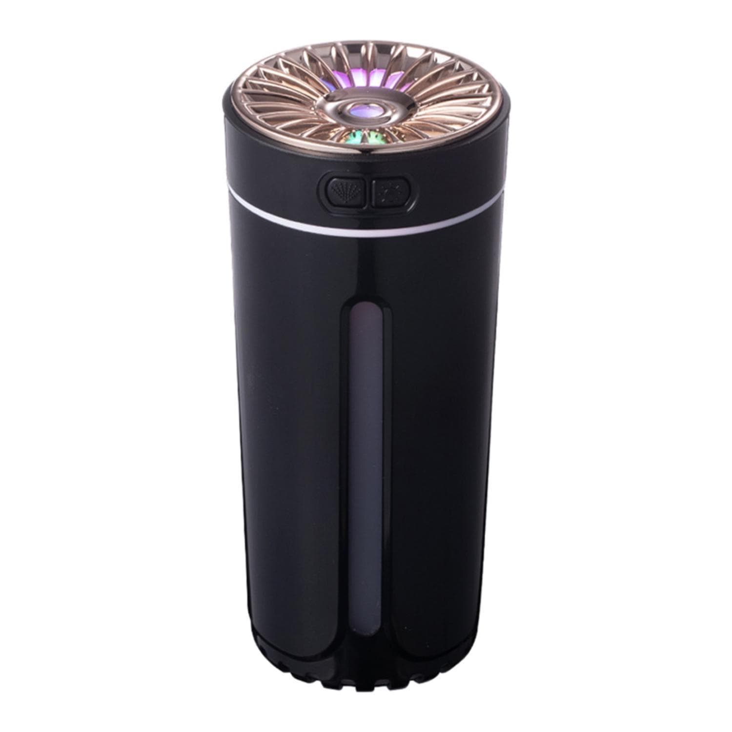 Portable Phantom Cup Humidifier Car Mounted Aromatherapy Machine Colorful Cool Atmosphere Night Light Moisturizing Fragrance Expanding Humidifiers black