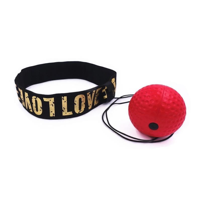 Boxing Speed Ball Head-mounted PU Punch Ball MMA Sanda Training Hand Eye Reaction Gym Sandbag Muay Thai Boxeo Fitness Equipment red