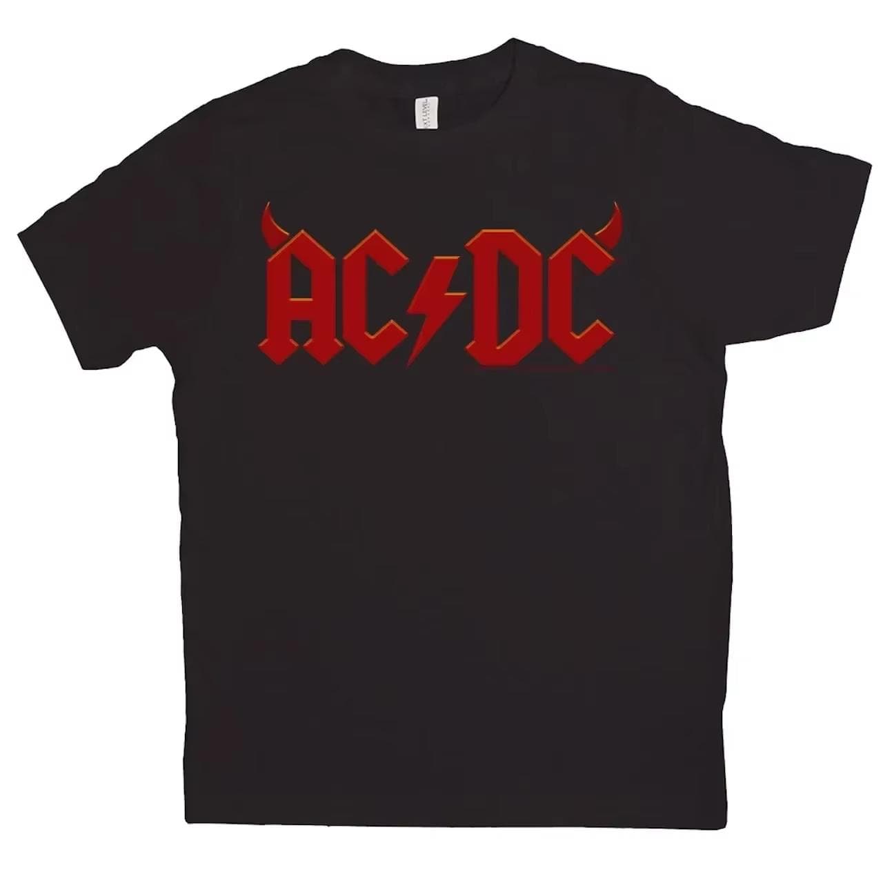 Summer Women Cotton T-Shirt Graphic Clothing Men Fashion Letter ACDC Printing Tops Tees Female Casual Streetwear L
