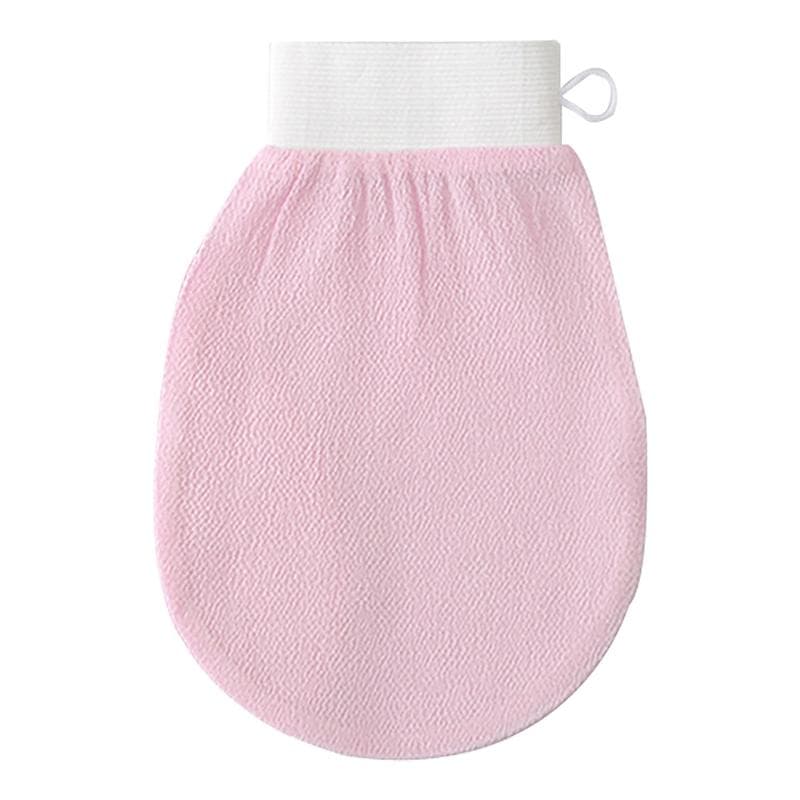 Moroccan Shower Exfoliating Glove Hammam Bath Body Cleaning Scrub Massage Mitt Kessa Peeling Towel Glove pink