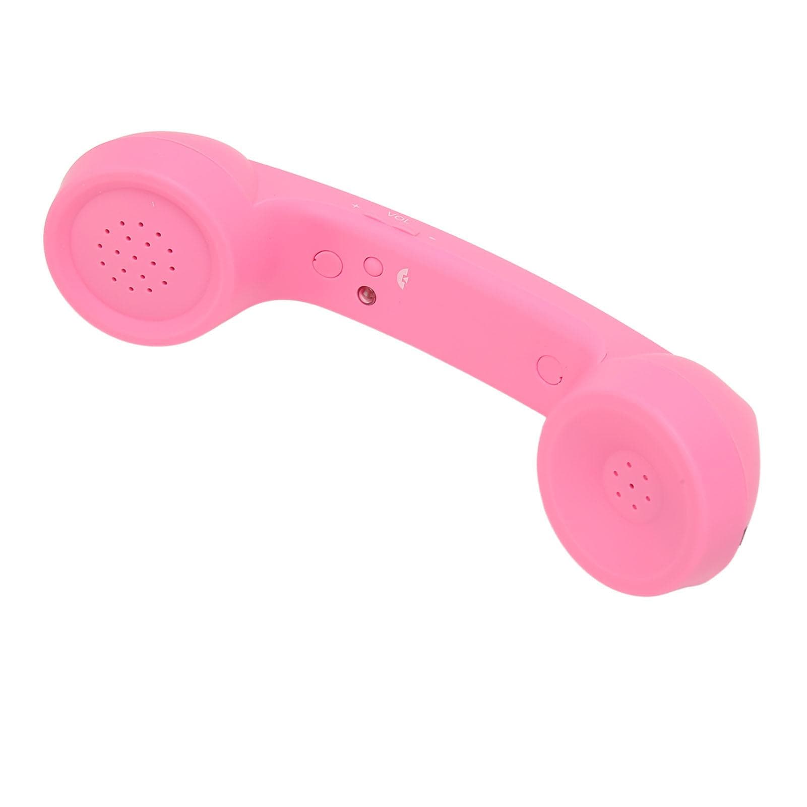 Bluetooth Telephone Handset Retro Radiation Proof Rechargeable Wireless Mobile Phone Handset pink