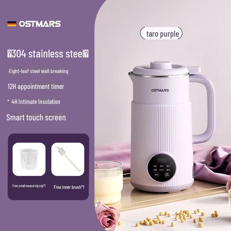 OSTMARS German Soy Milk Maker: Compact, Fully Automatic, Multifunctional Wall-Breaking Machine - No Cooking or Filtering Required