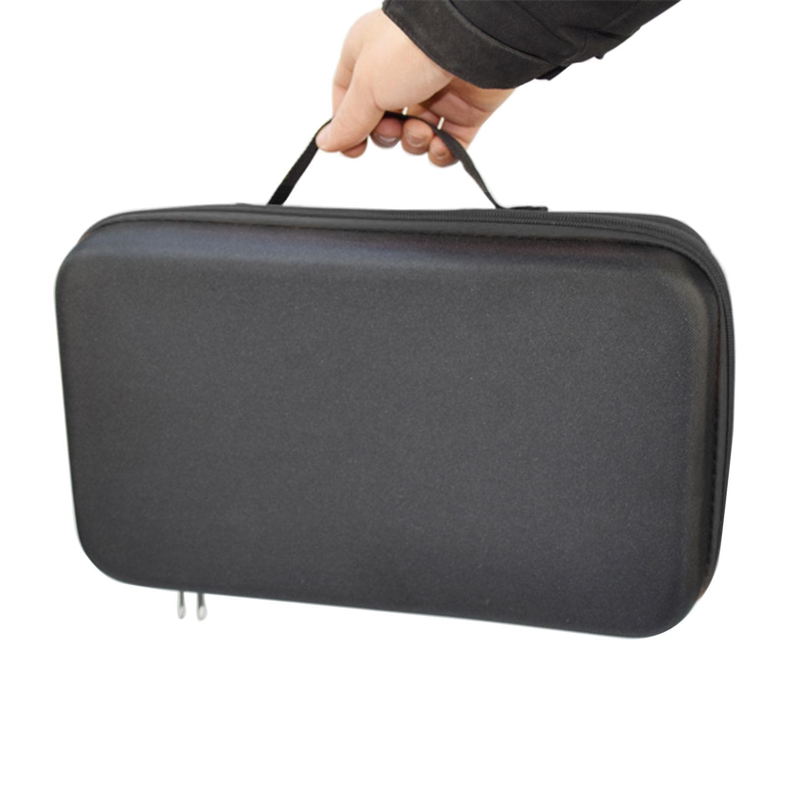 Heavy duty Hard Tool Case Zipper Closure Tool Bag Suitable for Home Vehicle Maintenance Camping, and More black