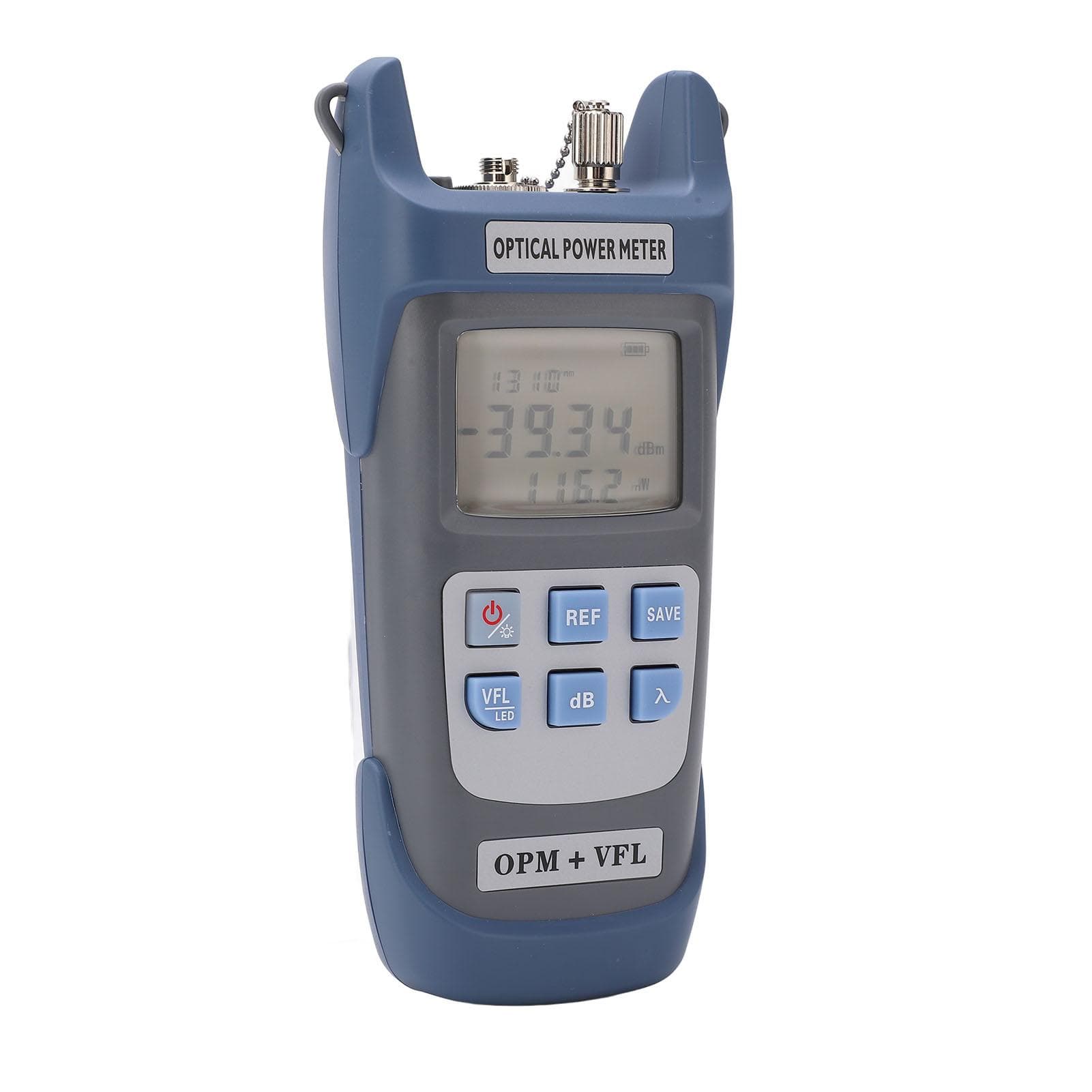 Optical Power Meter Sensitive Chip Calibration Function Robust Fiber Cable Detector 15KM 15MW ?70