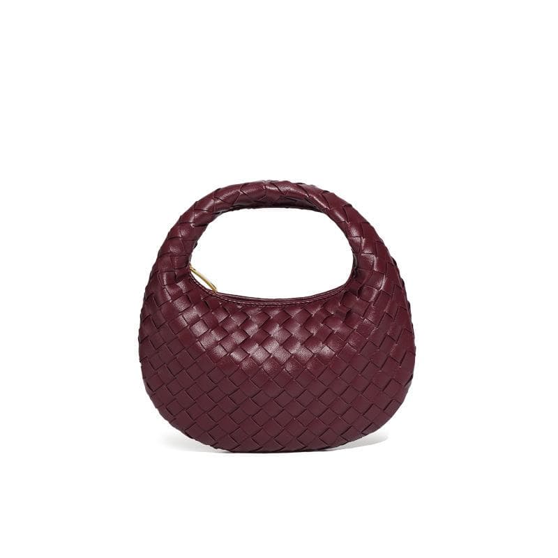 Hand-carried Woven Bag, Trendy Chain, Single-shoulder Crossbody Bag, Fresh and Versatile Handbag
