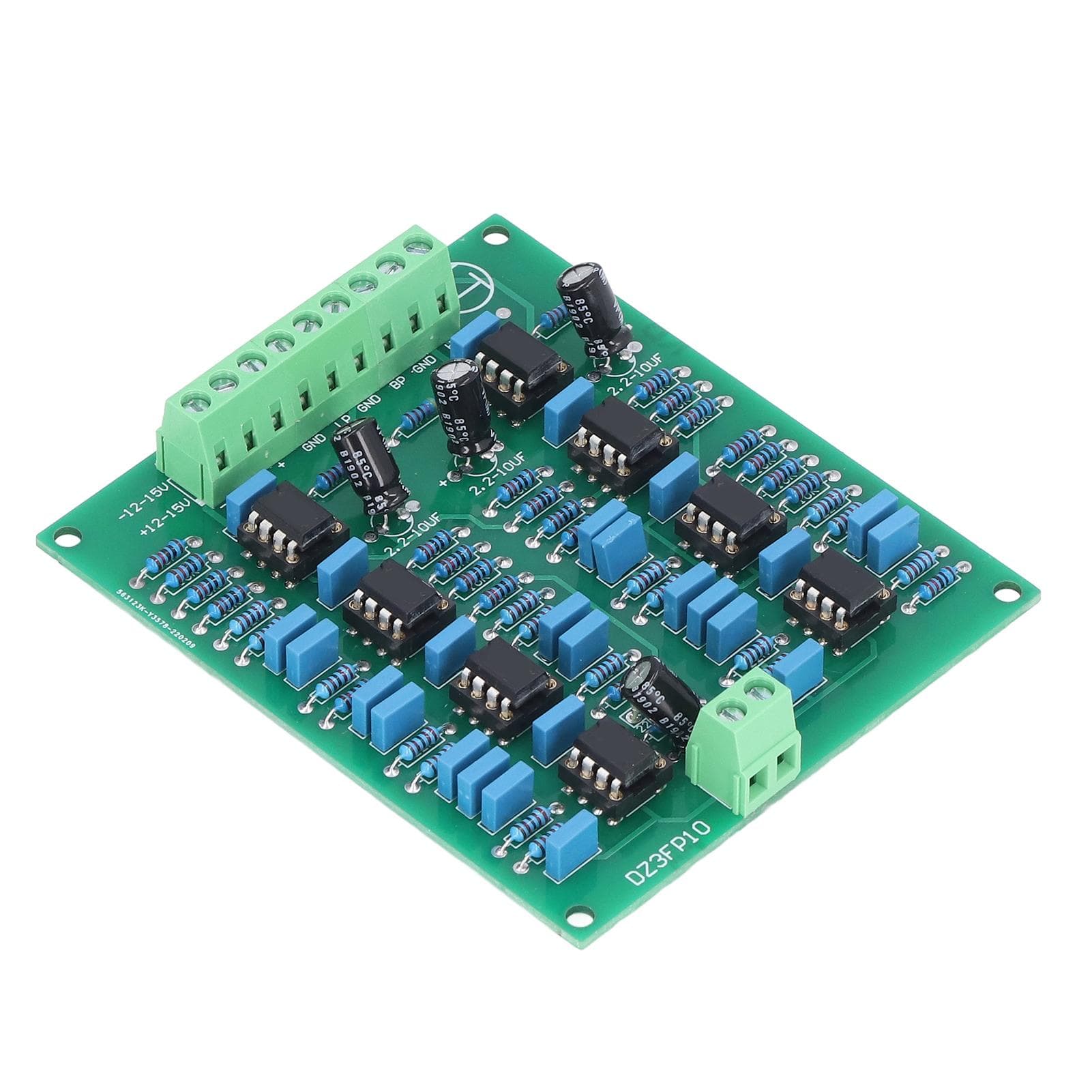 Preamp Module Preamplifier 3 Channel NE5532 Adjustable Treble Midrange Bass Output