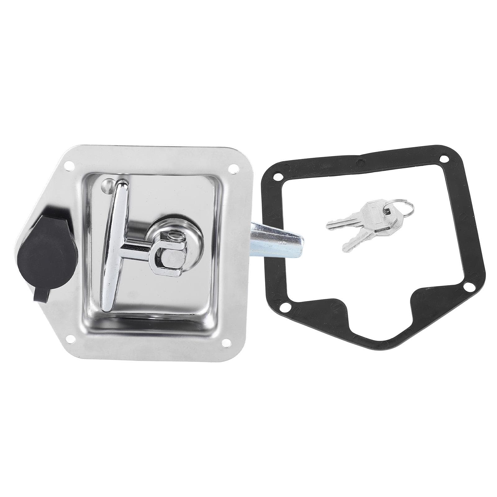 Stainless Steel Folding T Shape Handle Lock T Handle Latch for Truck Trailer Engineering Vehicles