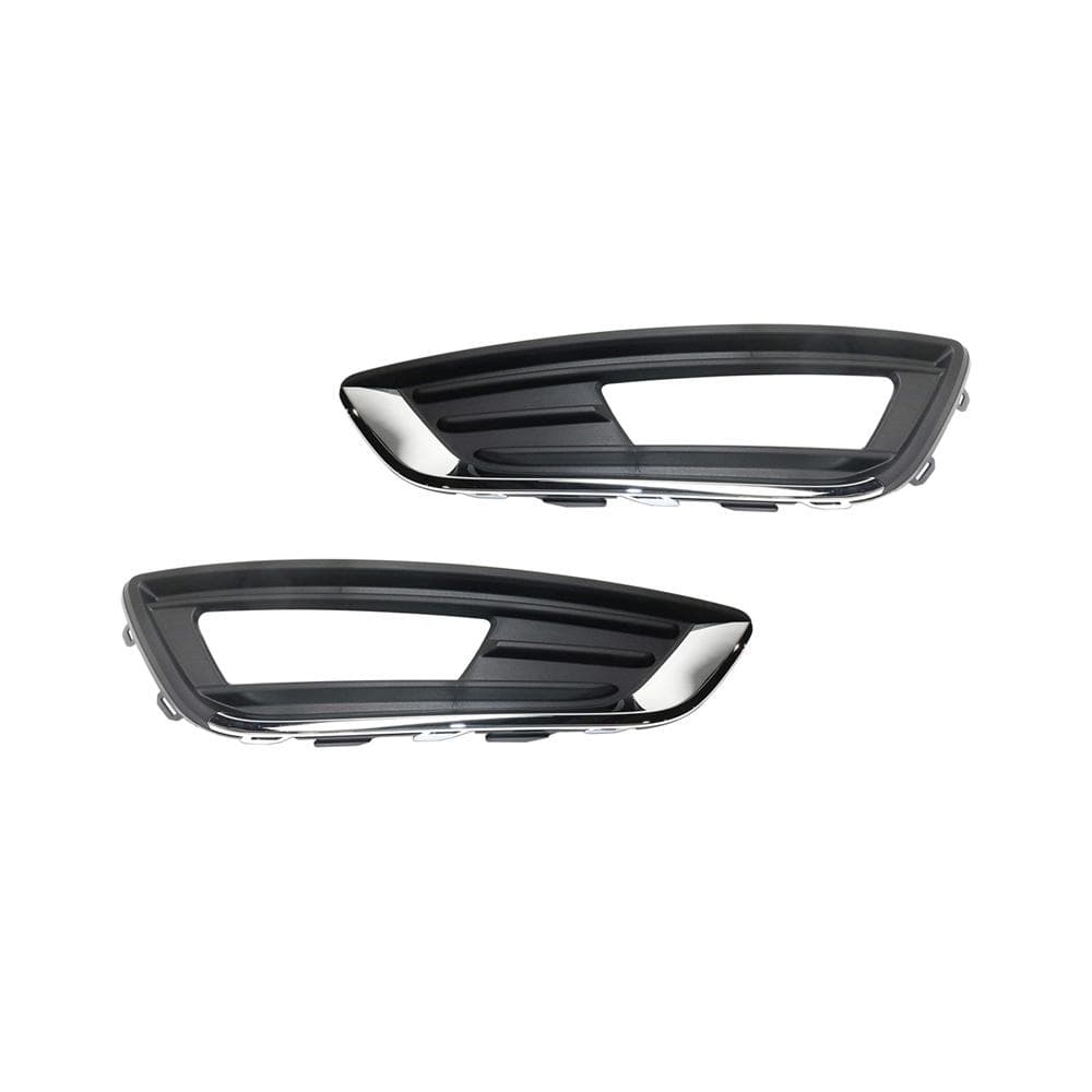 2X For 2015-17 Ford Focus Front Bumper Fog Light Lamp Cover Bezel F1Ej-15A299-Ab