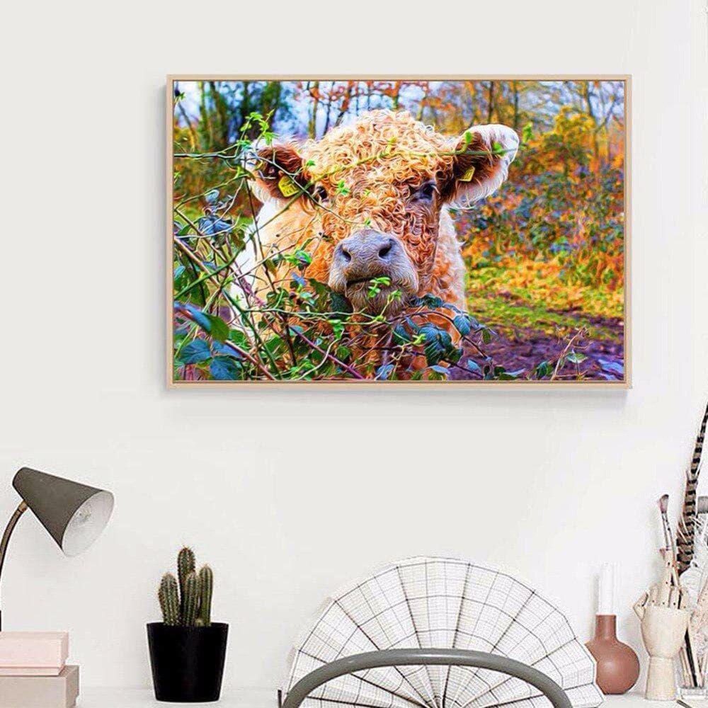 Daimond Painting Wild Sheep 3D Diamond Painting Full Rhinestones Diamond Painting Embroidery 20X30CM