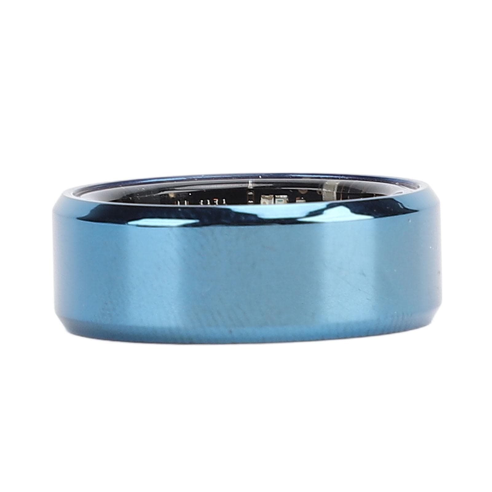 Smart Ring Blue Pedometer IP68 Water Resistant 7 Day Standby 18mah Stainless Steel Smart Ring ID 17.3mm / 0.68in