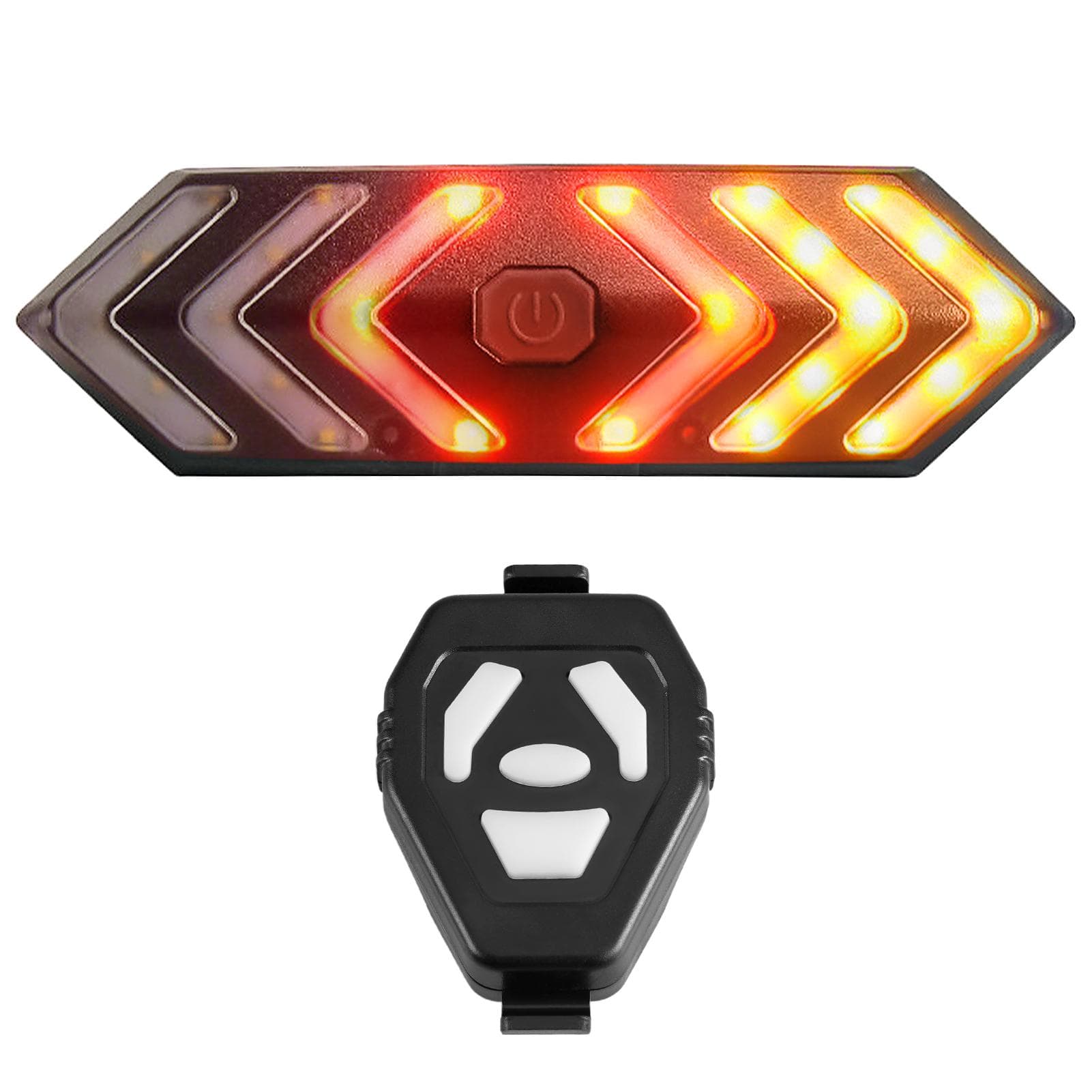 Wireless Remote Control Helmet Light USB Rechargeable Remote Helmet Light Waterproof Bicycle Helmet Type D