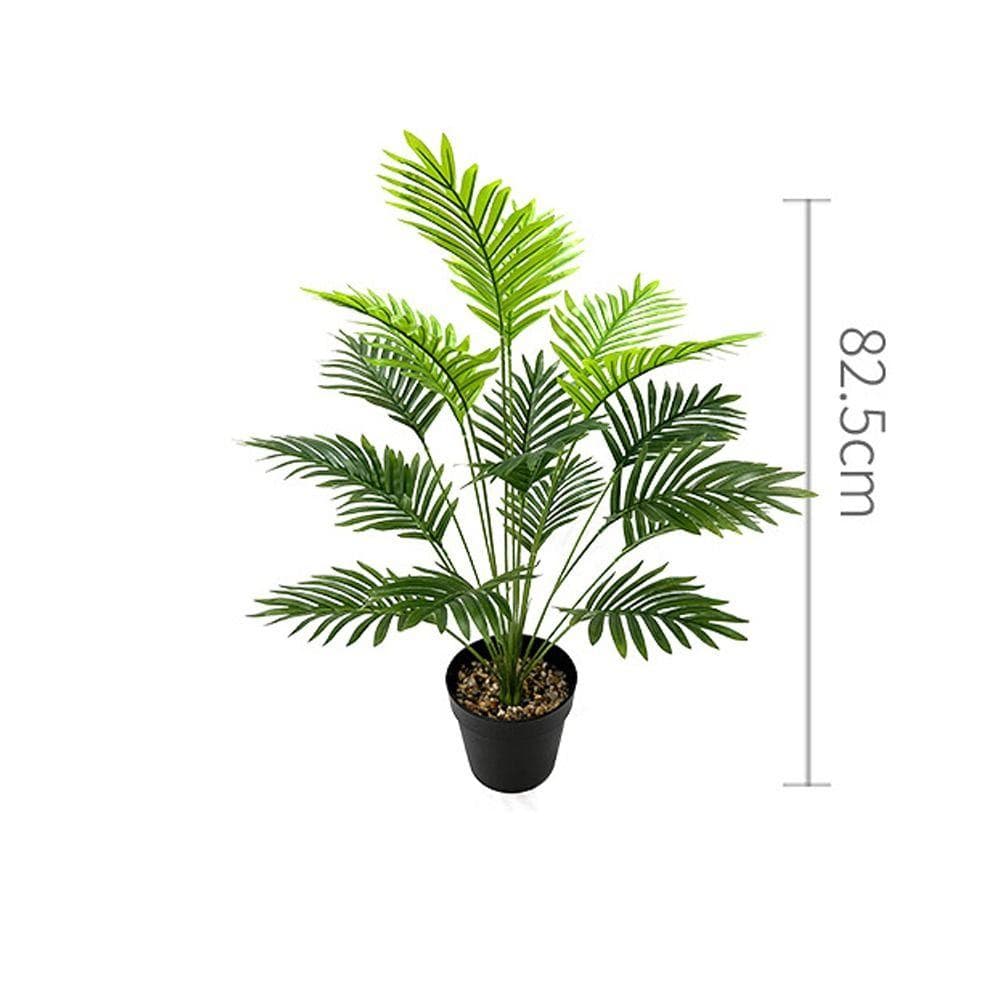 Large Artificial Palm Tree Tropical Plants Fake Palm Leaves Creative Artificial Fern  Home 18 Leaves