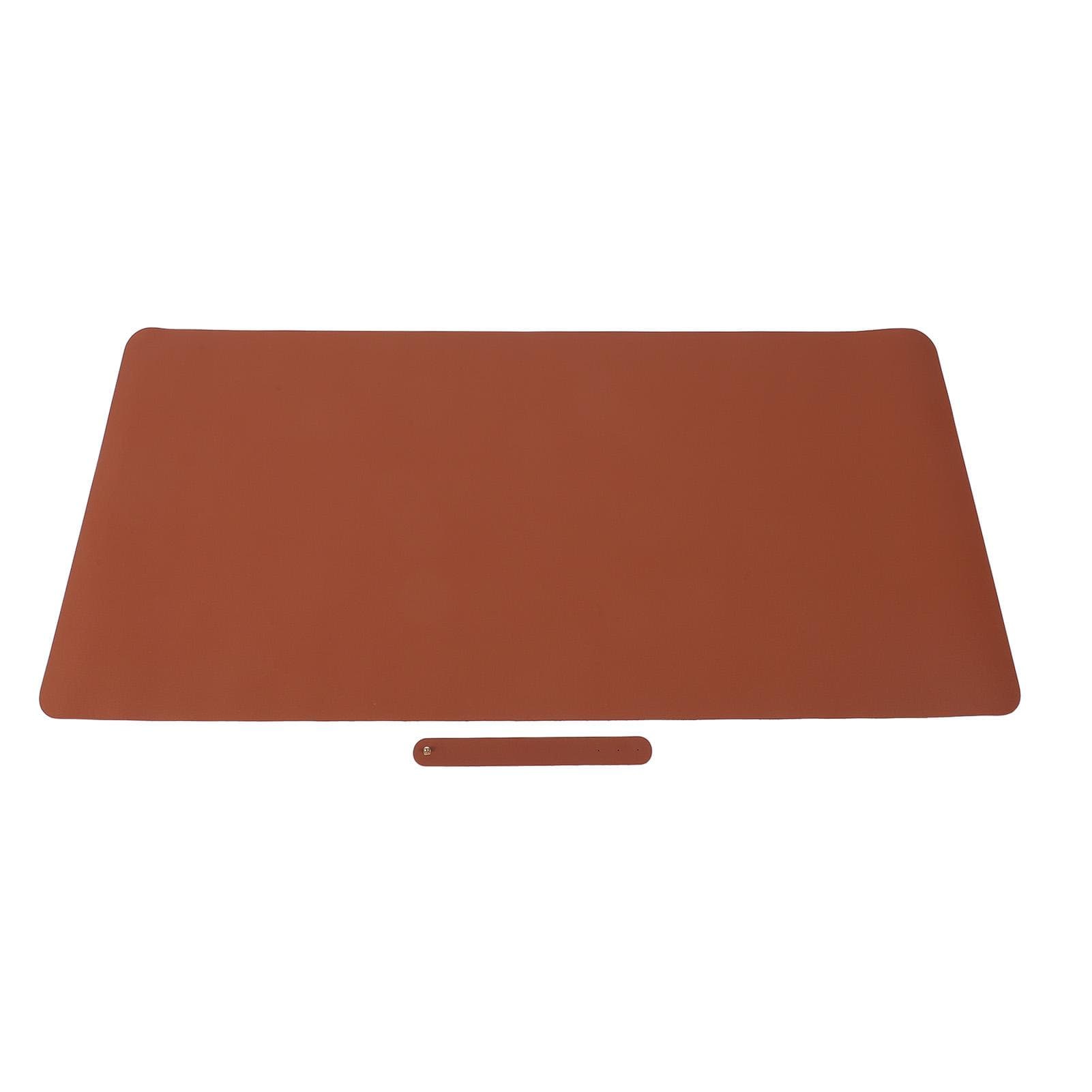 PU Leather Desk Pad Single Sided Water Proof Protector Mat for Beauty Salon Home Dressing Table