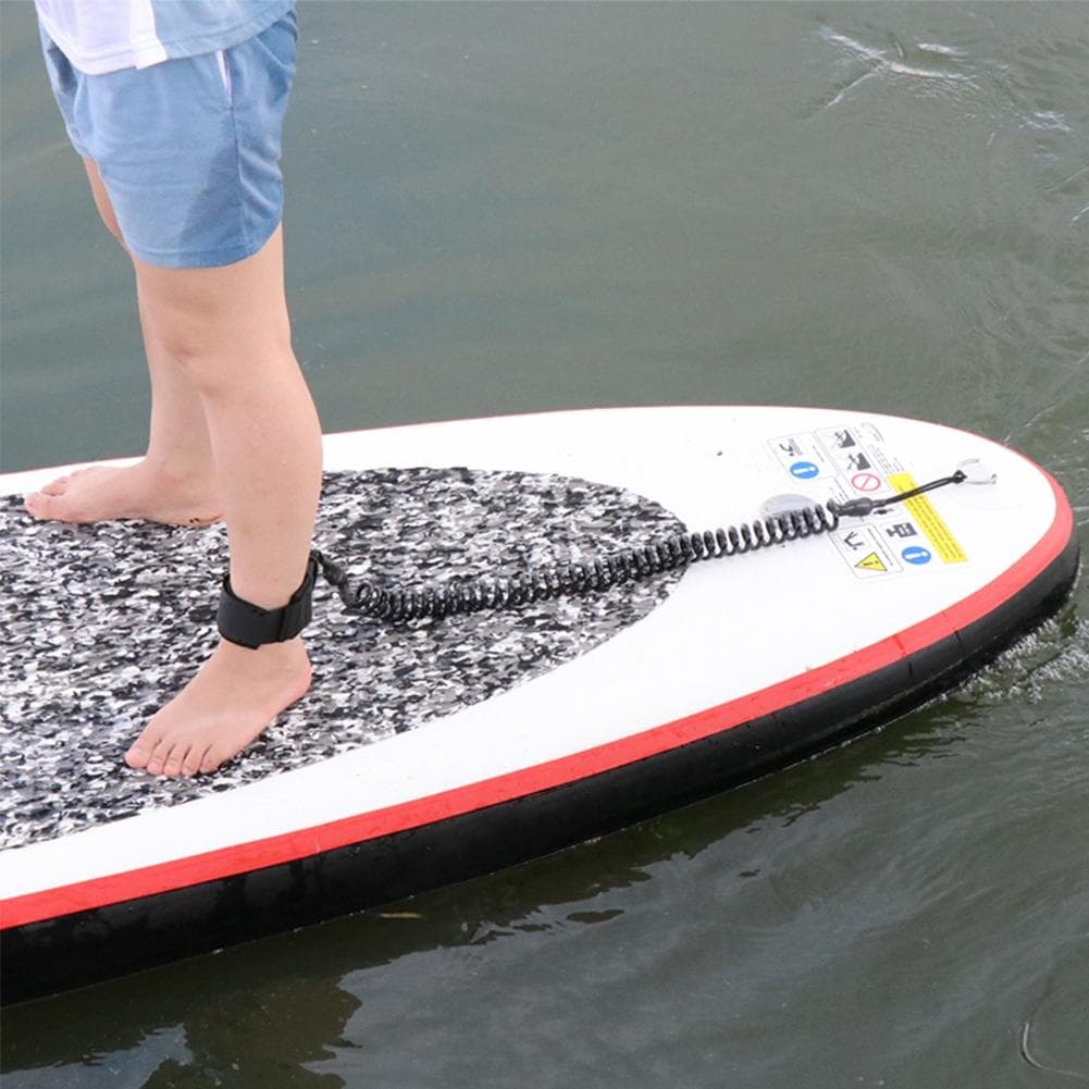 Surfboard Leash TPU Surfing Coiled Cord Foot Leash Rope Paddle Board Surf Leash