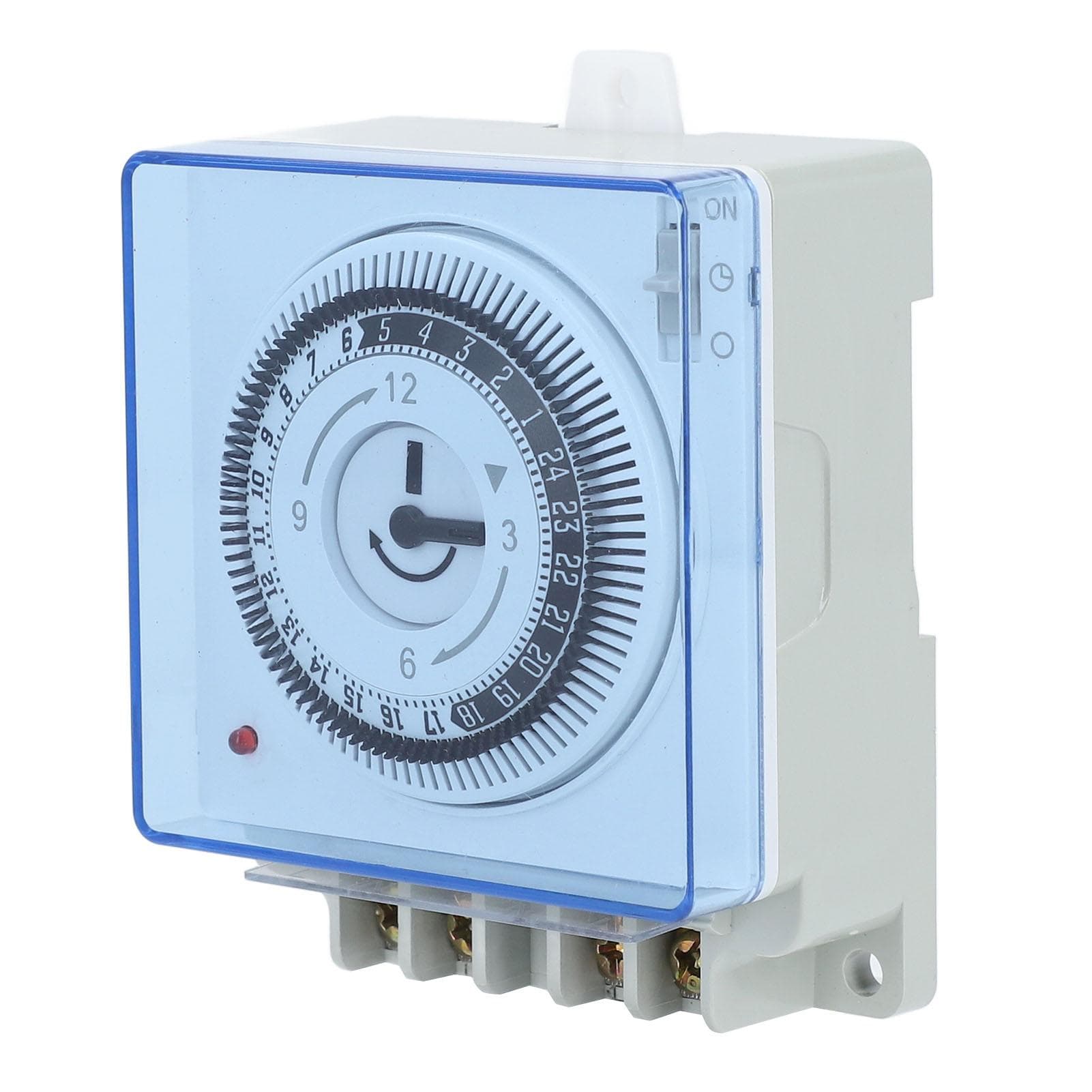 24 Hour Mechanical Time Switch Automatic Power Off Quick Connect Timer Switch for Lighting Control