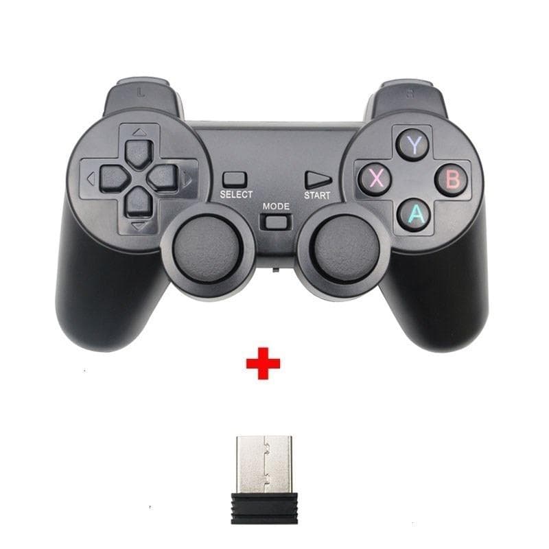 2.4G Wireless Gamepad Controller For PC/ PS3/ TV Box/ Android Phone Joystick For Super Console X Pro Video Game Console 1 black