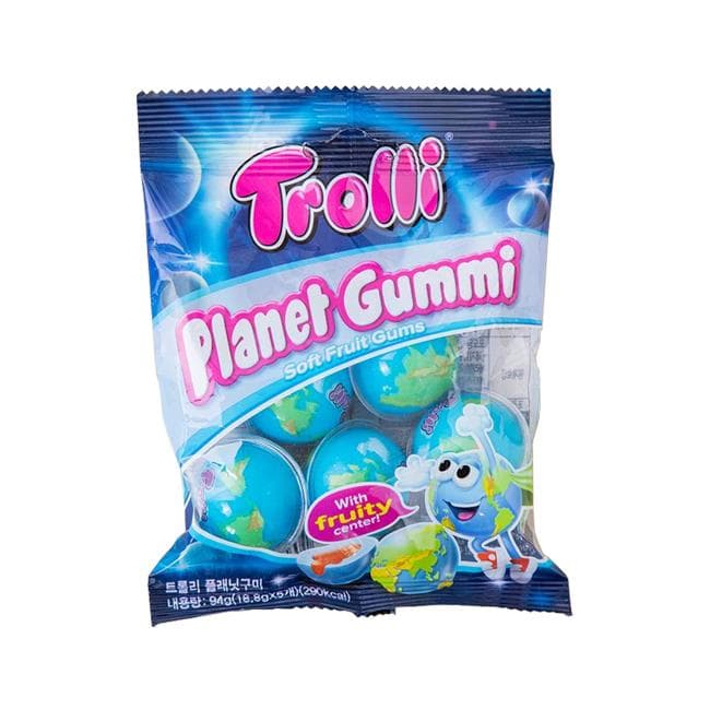[YouTube Popular Jelly / Korean Popular Jelly] Trolli Planet Gummi 18.8g * 5PCS (5 OPTIONS) 5ea