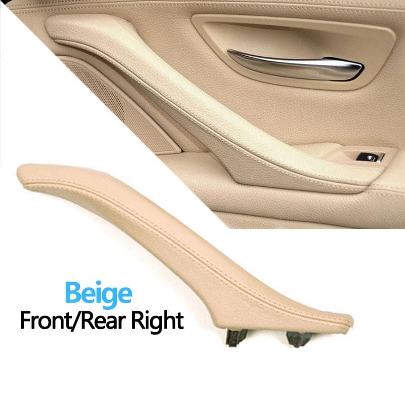 LHD RHD Interior Passenger Door Leather Pull Handle Assembly for BMW 5 Series F10 F11 F18 520i 523i 525i 528i Beige Right
