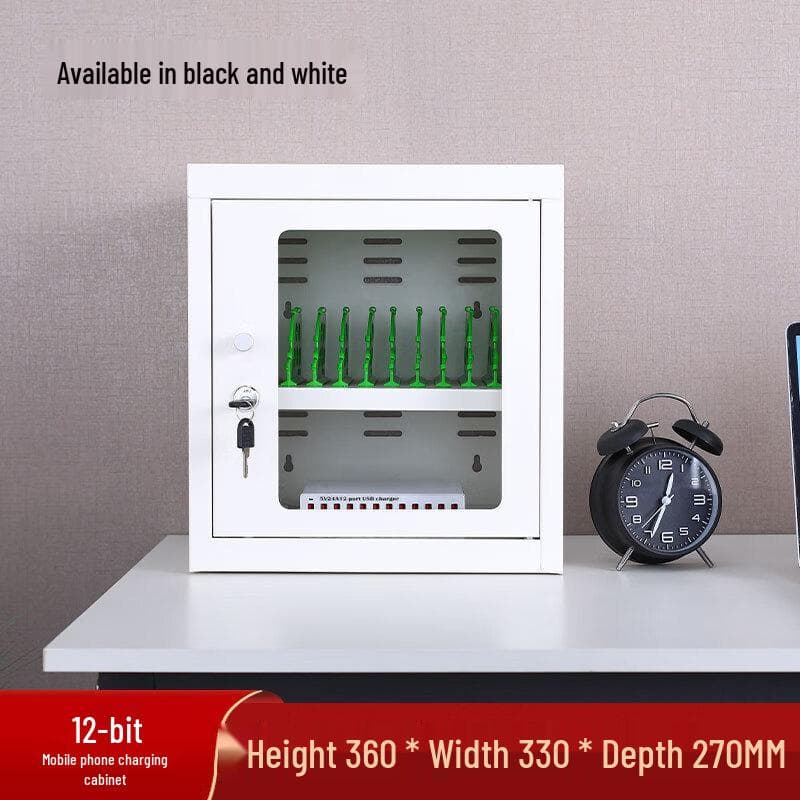 12-Bay Mobile Device Charging Cabinet