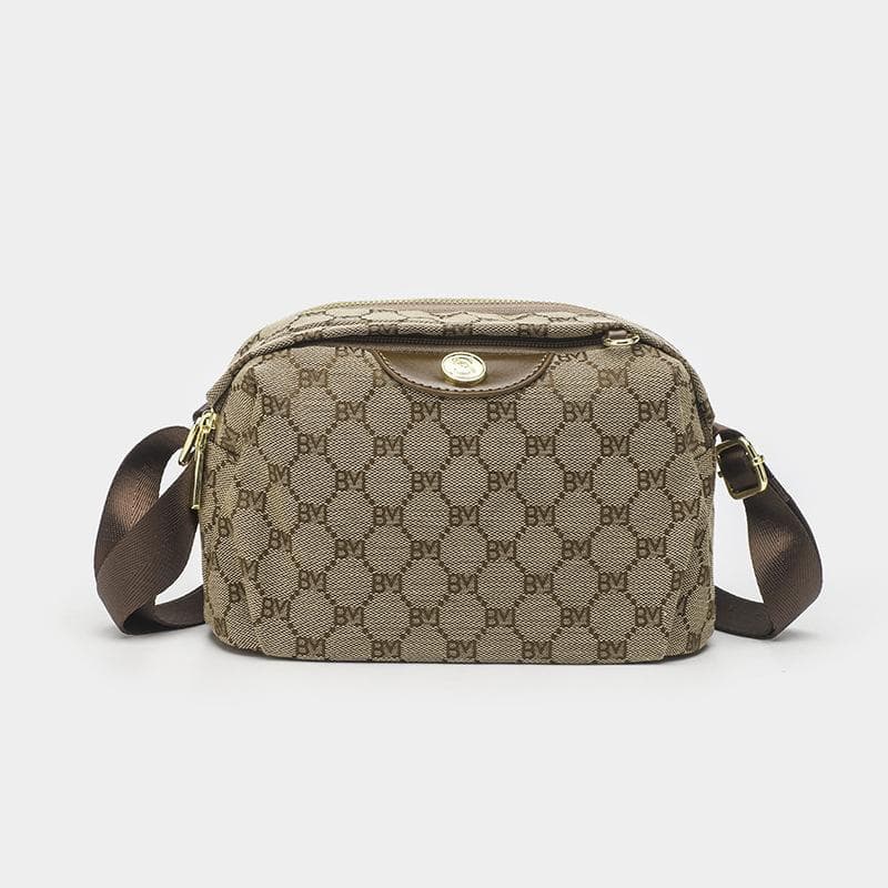 Summer Retro Printed Women's Crossbody Bag, Fashionable, Simple and Niche Design, Single-shoulder Hand-held Mom Bag