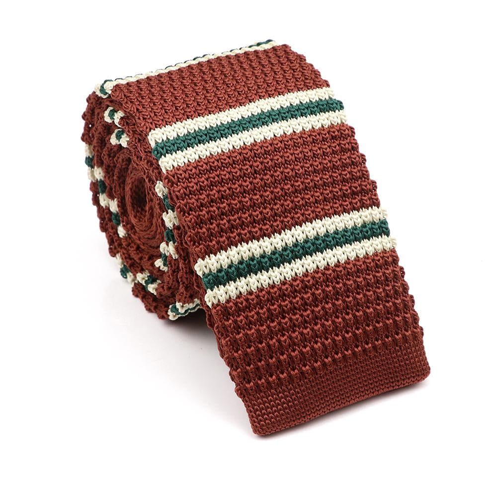 Men's, Solid Color, Knitted Tie, Leisure, Slim Neckties, Wedding, Business,
