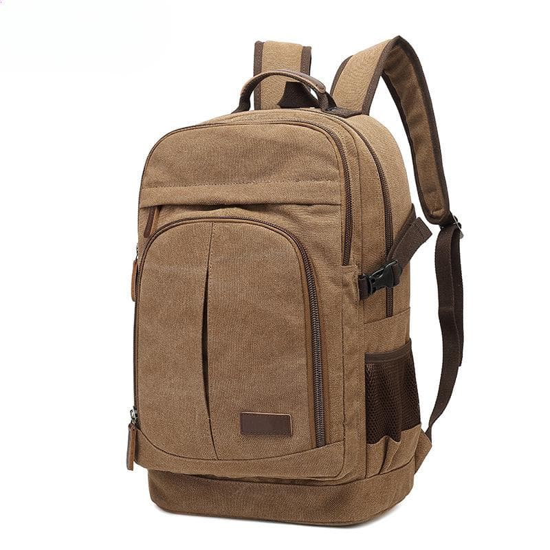 Men's Korean Backpack Backpack Fashion Student Backpack Fashion Canvas Travel Backpack Computer Backpack