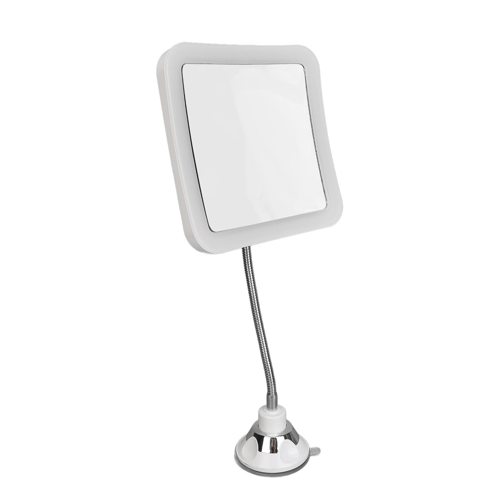 Magnifying Makeup Mirror 2 Gears LED Lighted 5X Magnifying Cosmetic Mirror with Tube for Hair
