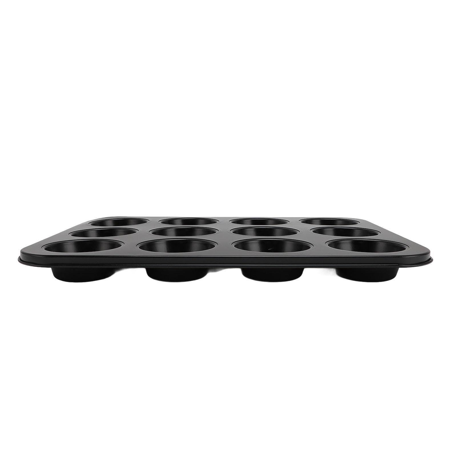 12 Cup Cupcake and Muffin Pan Nonstick Steel Cupcake Pan for Versatile Baking Kitchen Supplies