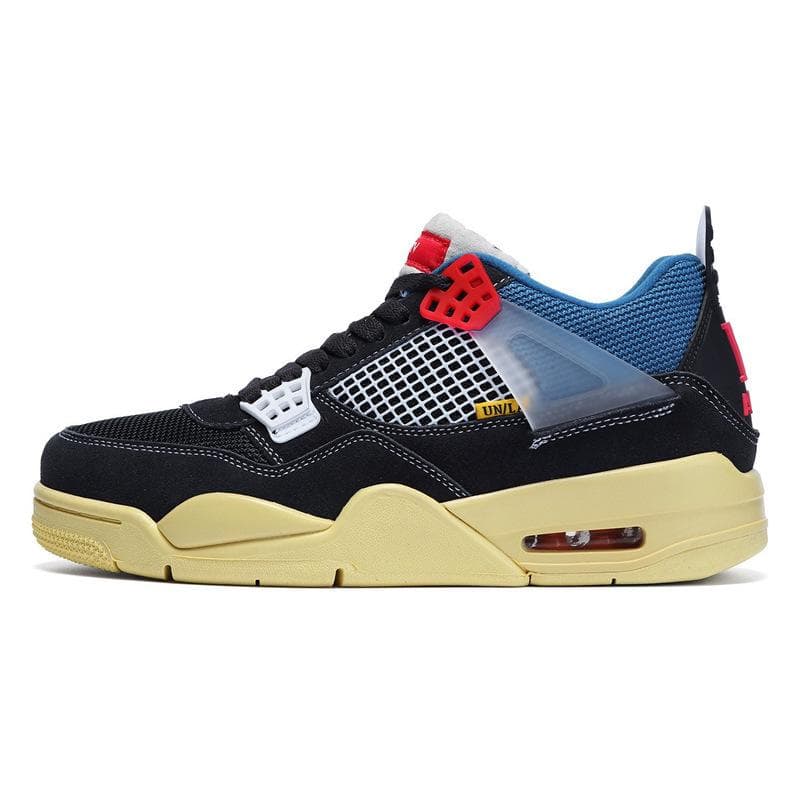 AJ4 White Cement Paris Blue Lava Cicada Wing Basketball Shoes for Men and Women 40