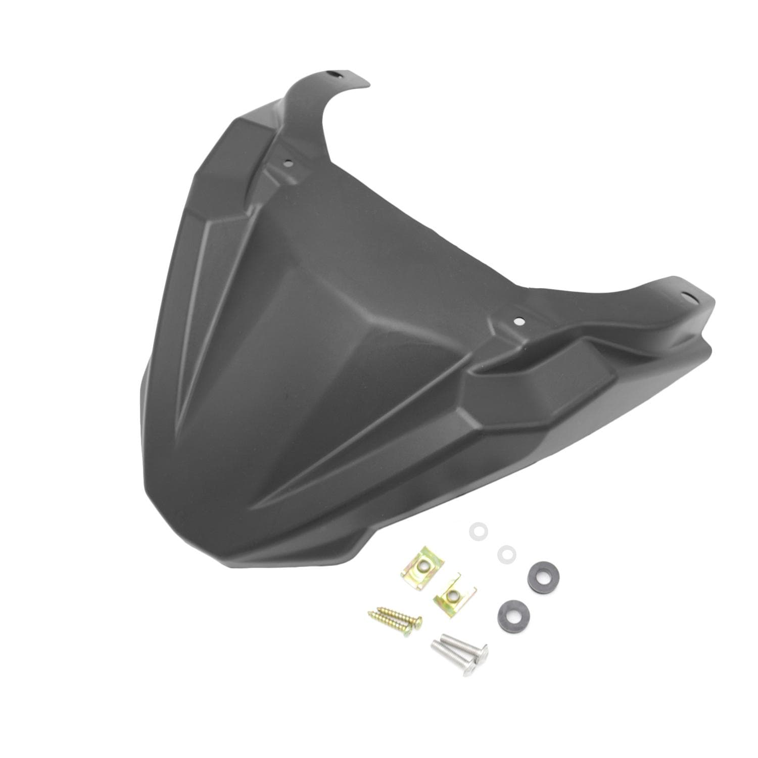 Motocycle Front Wheel Fender Beak Nose Cone Extension Cover Extender Cowl Replacement for  Yamaha black