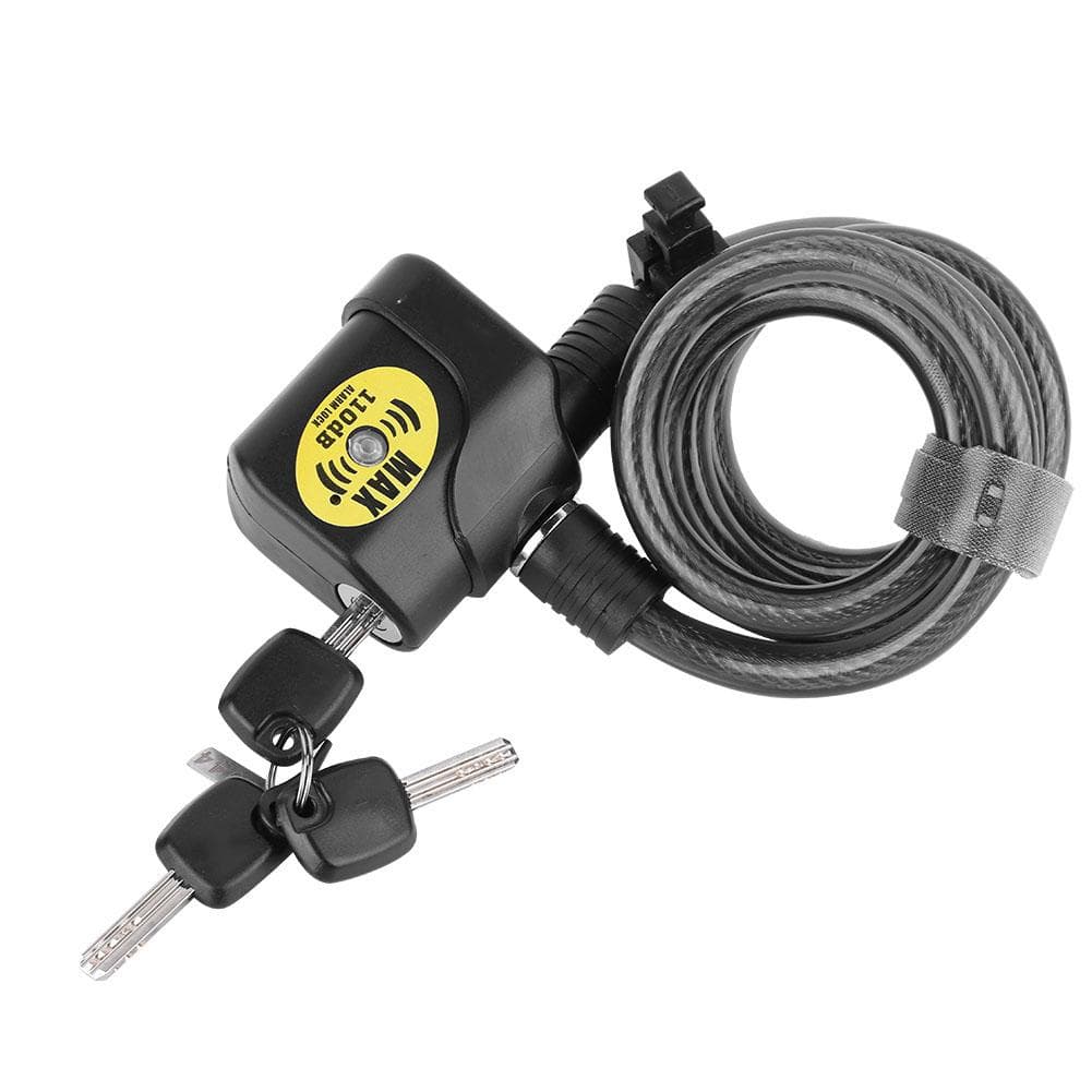 Electronic 110dB Alarm Chain Security Lock Anti Theft for Bike Motorbike
