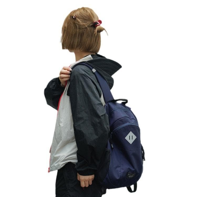 Casual, Simple, Large Capacity, Backpack, Reflective Pig Nose Backpack