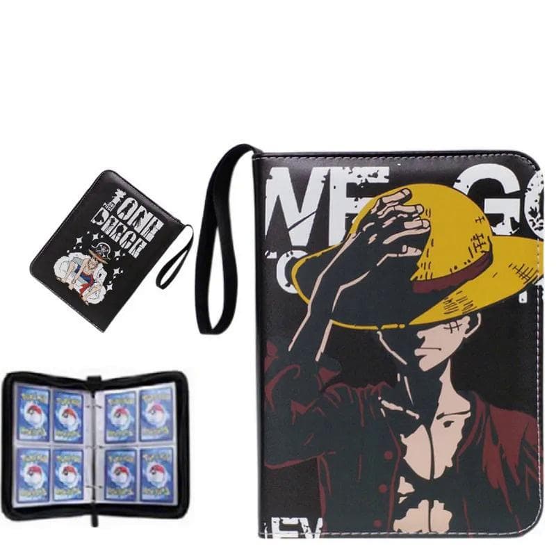 2x2 900pcs Cards holder Anime Luffy ACE Zoro Game Binder Card Holder Zipper Album Book Capacity R SR TGR GP Collectibles Folder Kids I