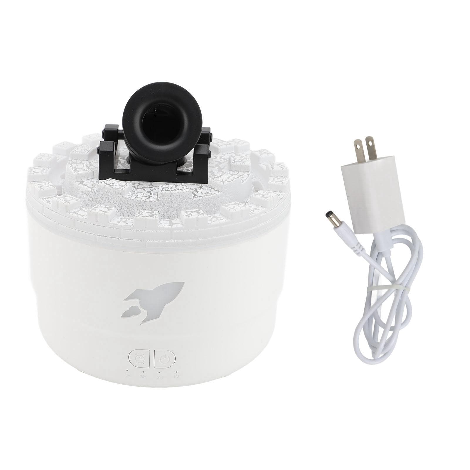 Essential Oil Diffuser 300ml Cool Mist Auto Shut Off 7 Colors Light 4 Timer Settings Super Quiet white