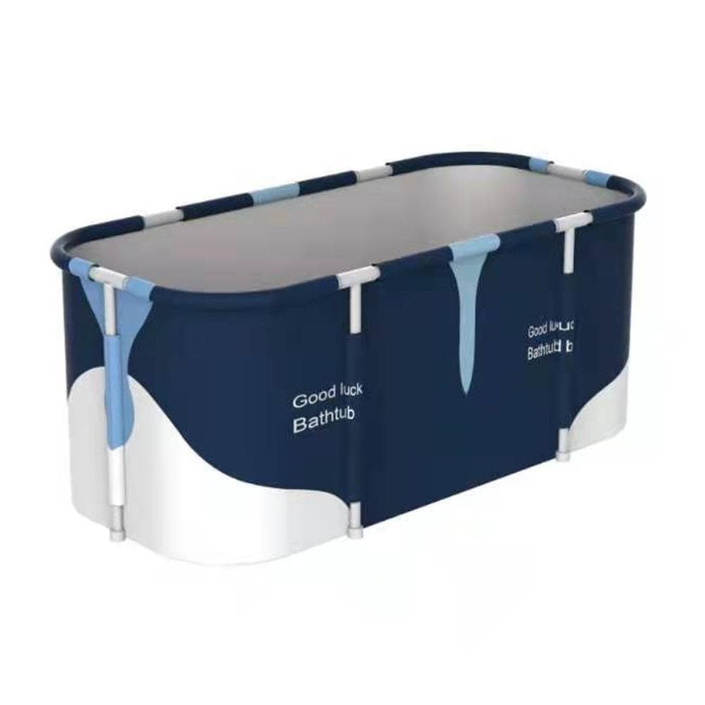 Foldable Bathtub Portable Soaking Bathing Tub for Shower Stall Thickened Thermal Foam to Keep