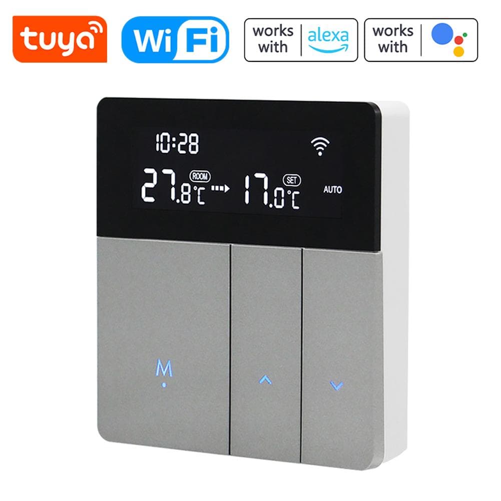 i8HGC Tuya WiFi Intelligent Temperature Controller Thermostat Backlight Brightness Automatic i8HGB multicolour