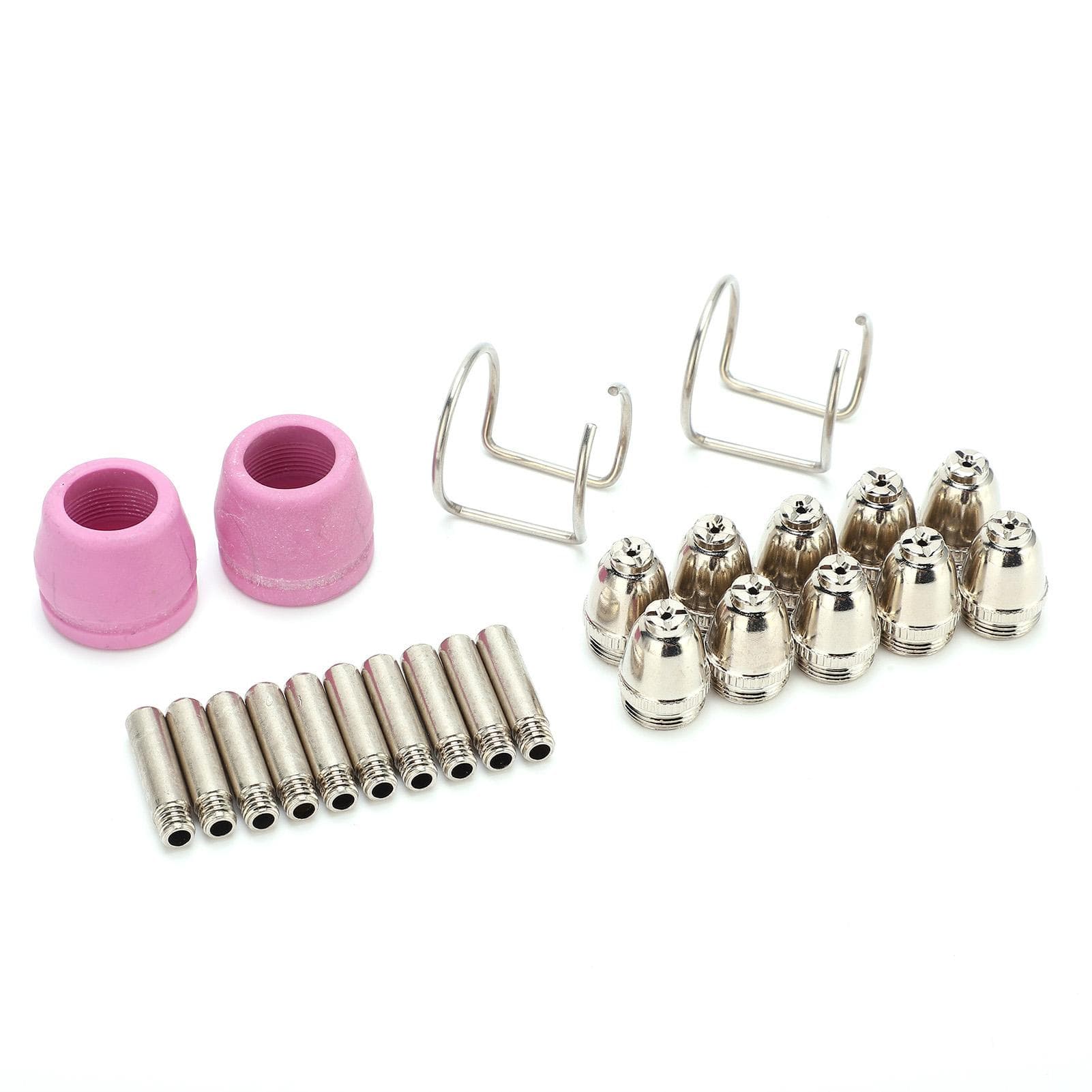 Plasma Cutting Torch Consumables Kit Electrode Contact Tip Ceramics Nozzle SG?55 AG?60 WSD?60P55pcs