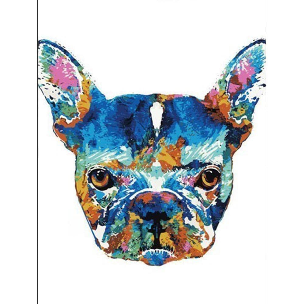 5d Diamond Painting Dog Diamond Art Full Drill Mosaic Animal Decorations For Home 20X30CM