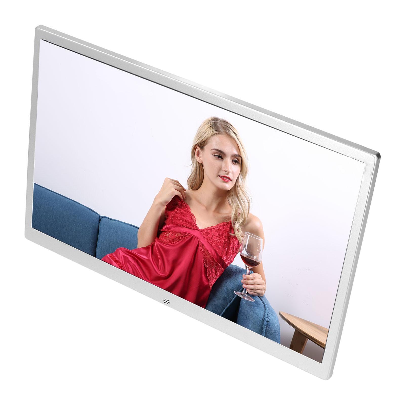 15.2in Digital Photo Frame Digital Picture Frame HD Electronic Photo Album with Remote Control EU Plug