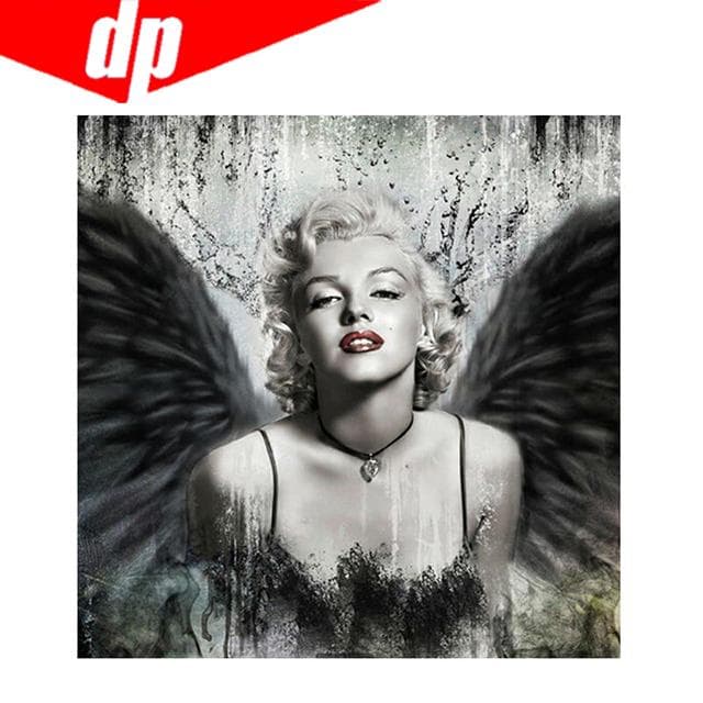 Women Diamond Embroidery 5D DIY Diamond Painting Cross Stitch Picture Full Round Diamond 30x30